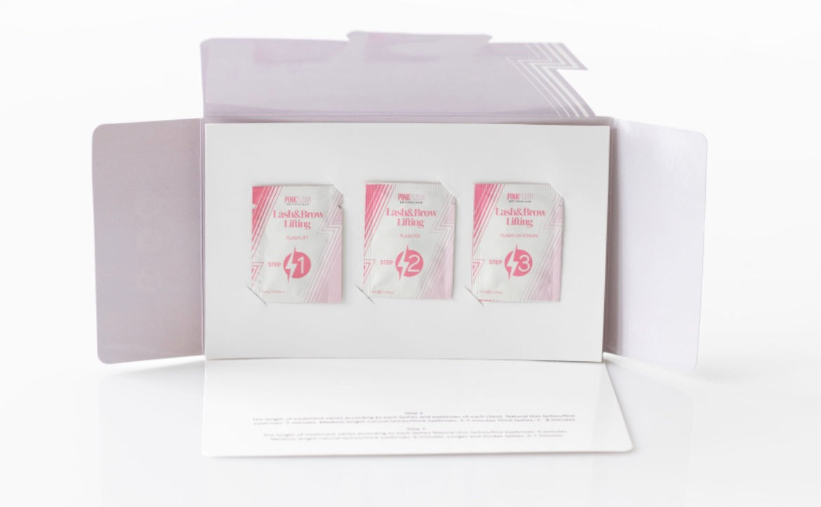 Pink flash - kit découverte Lash et Brow lift
