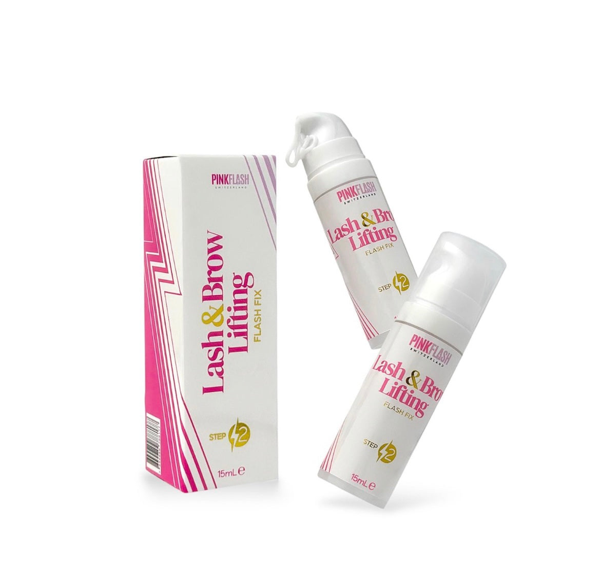 PINK FLASH - LASH & BROW LIFT 15 ML STEP 1 & 2