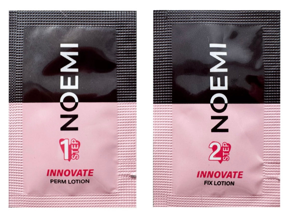 Noémi - Innovate Lash et Brow lift Cysteamine sachets step 1 & 2