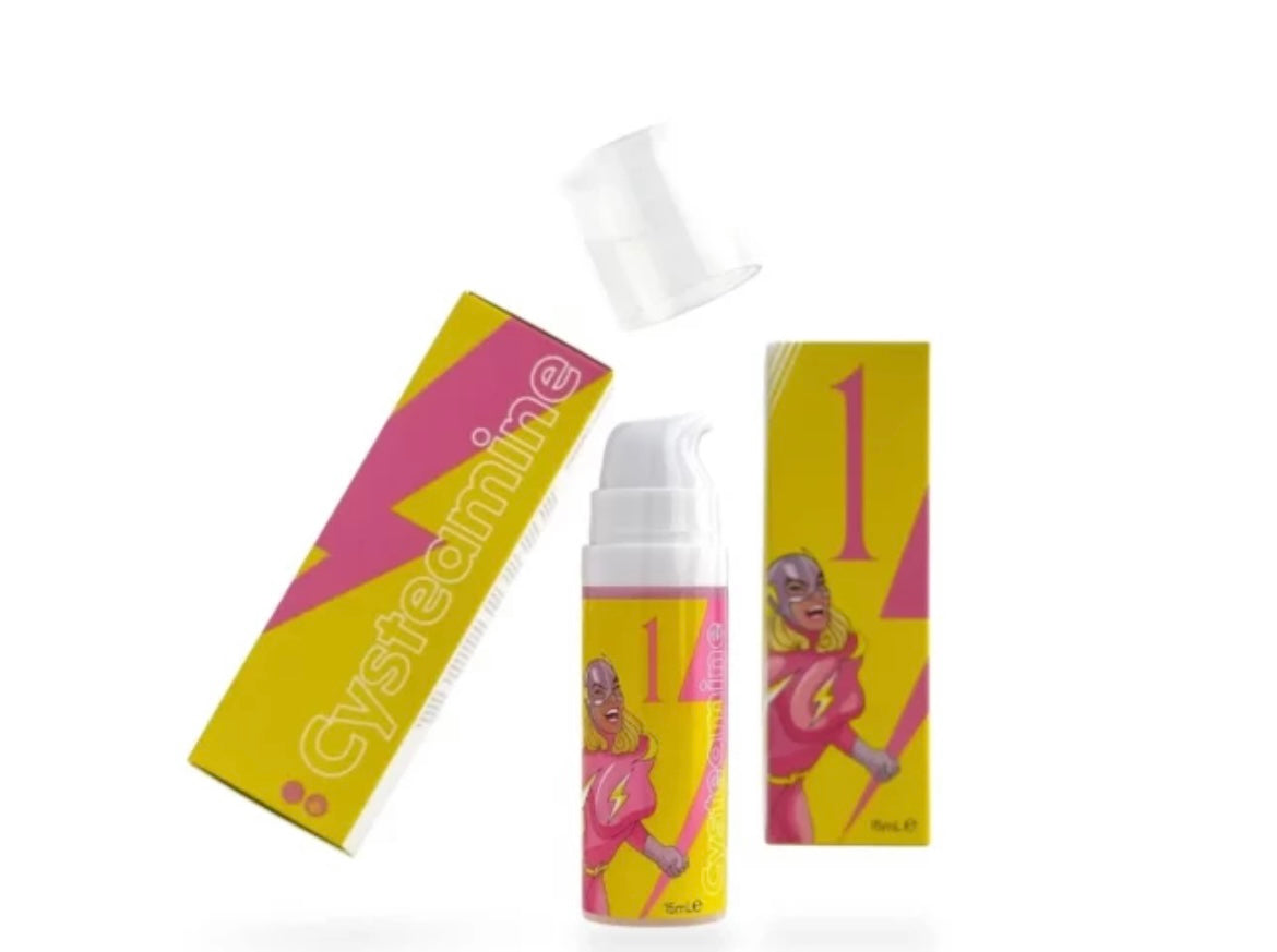 Pink flash - Lash & Brow Cysteamine step 1