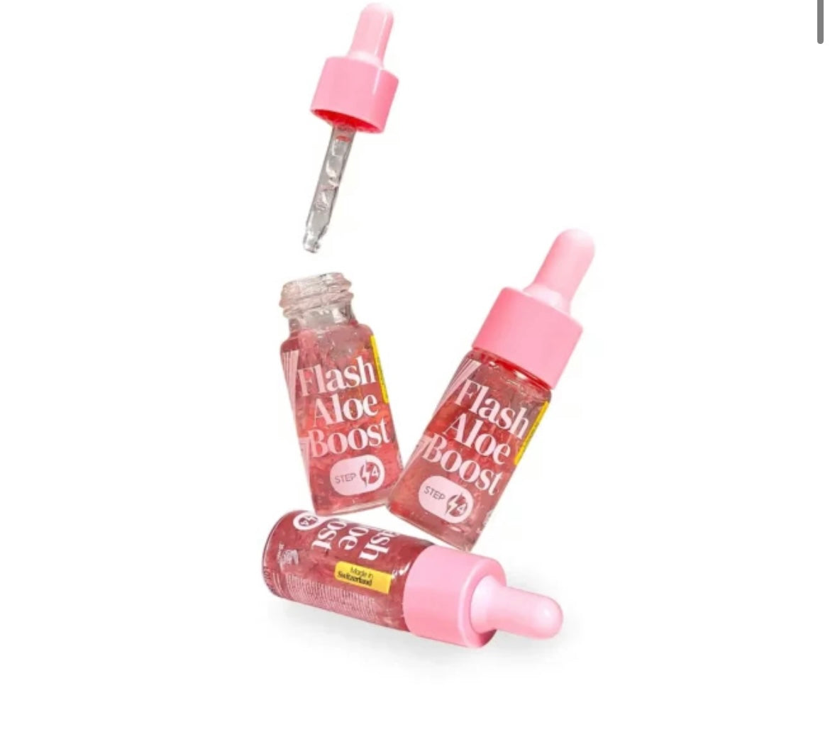 Pink flash - Flash aloe step 4